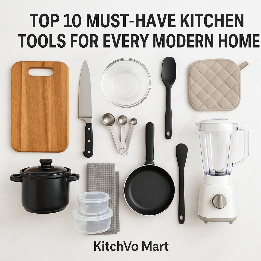 The Top 10 Essential Kitchen Utensils for Any Contemporary Home | KitchVo Mart